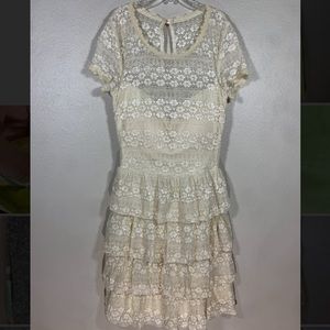 Cream dress